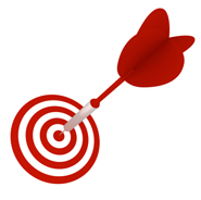 internet marketing hitting the target image